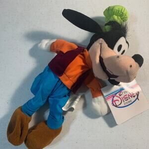 vintage The Disney Store mini bean bag plush stuffed animal GOOFY with tags